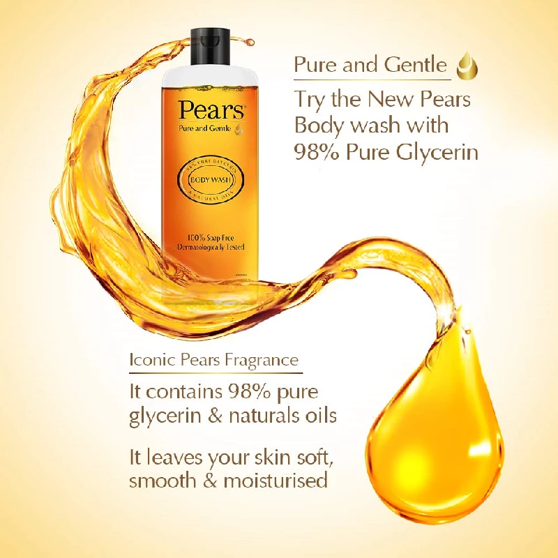 Pears Pure and Gentle Body Wash, 250 ml-4.webp